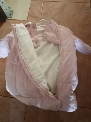Saco de bebé rosa