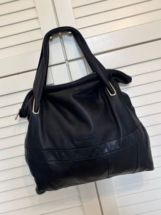 Borsa Coccinelle vera pelle nera