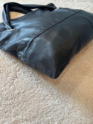 Borsa Coccinelle vera pelle nera