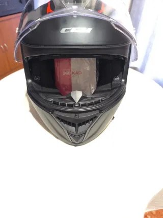 Casco Moto CGM Kad Ride Negro/Rojo Talla XL
