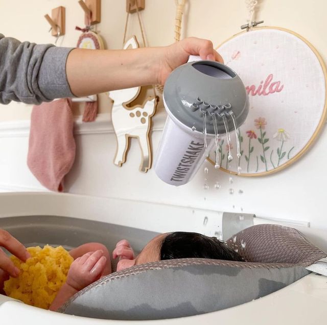 Kit da bagno per bambini Twistshake - Vasca da bagno + sciacquatrice