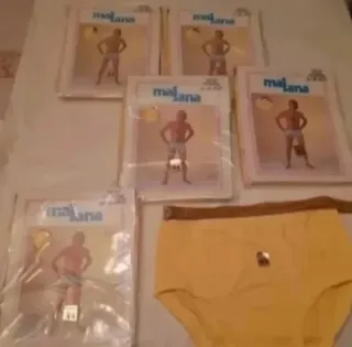 6 Slips Massana Algodón Vintage