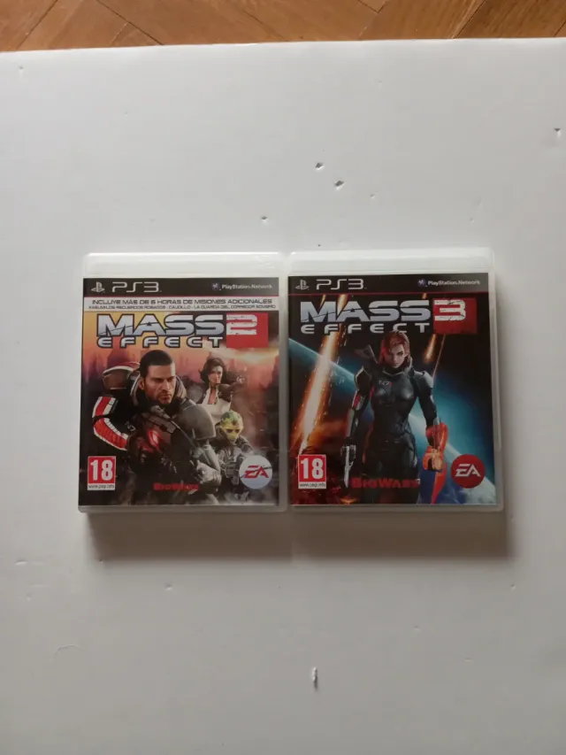 Lote 2 Juegos PS3 Mass Effect 2 y 3.