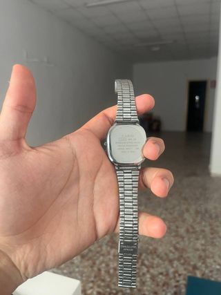 Reloj Casio Verde y Plateado