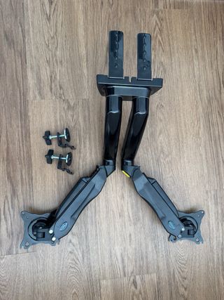 Soporte Monitor Doble HUANUO Negro