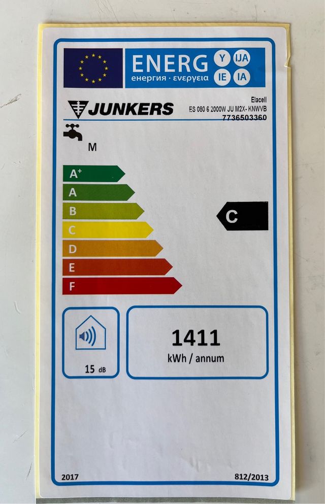 Scaldabagno elettrico JUNKERS Elacell 80L
