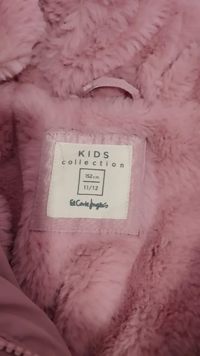 Chaqueta plumífero niña 11-12 años.Nueva