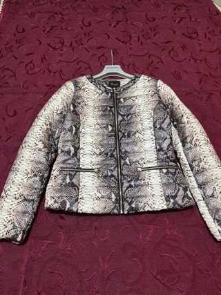 Piumino donna Caudali fantasia pitone taglia M