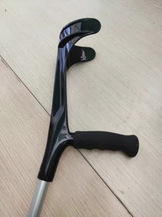 Muleta extensible de aluminio