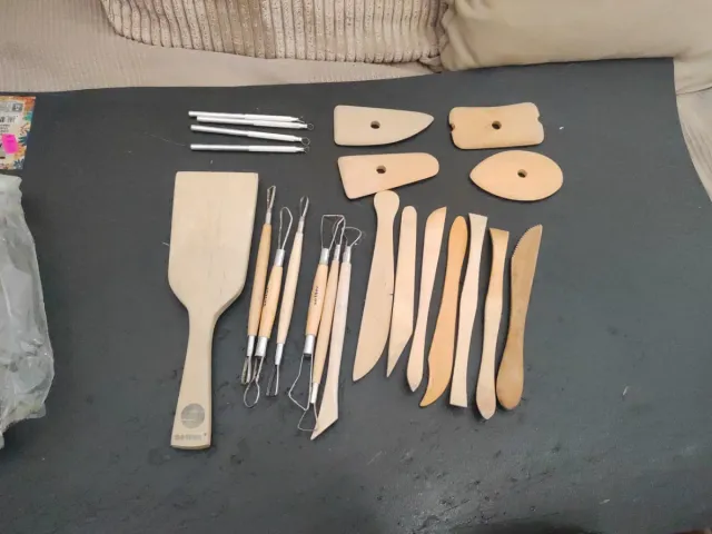 Set Utensilios Escultura Barro