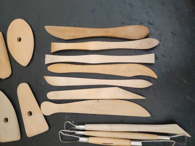Set Utensilios Escultura Barro