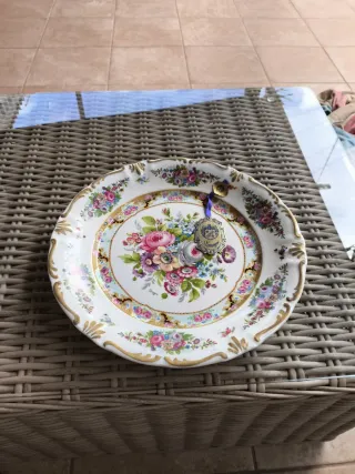 Plato decorativo Limoges porcelana