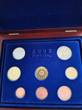 Estuche Monedas Portugal 2002