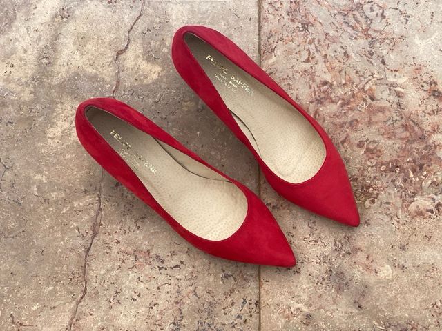 Zapatos Felipe Sapena Salón Bajito Rojos