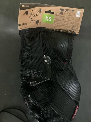Protecciones Patinaje Oxelo Talla XS
