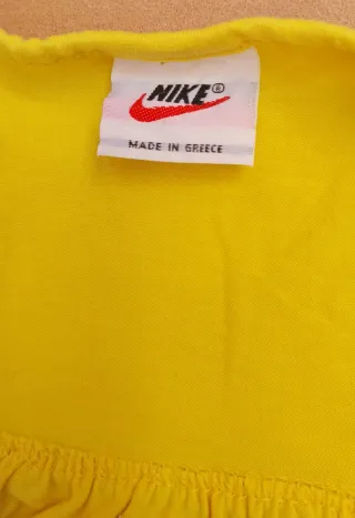 NIKE Camiseta Mujer Talla M Amarilla