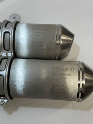 Scarichi originali Ducati Streetfighter 848