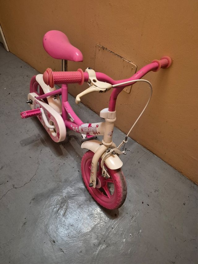 Bicicleta infantil rosa