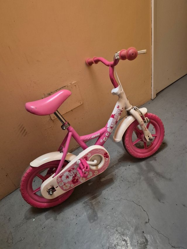 Bicicleta infantil rosa