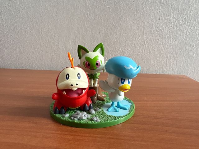 Personaggi Pokémon Sprigatito, Fiecoco, Quaxly