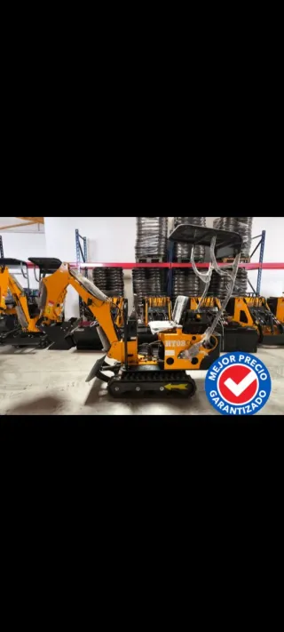 Retro excavadora HT08 14cv Diesel de Orugas nuevas