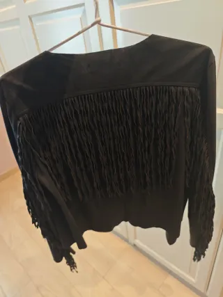 Chaqueta K.Zell S Flecos Negra