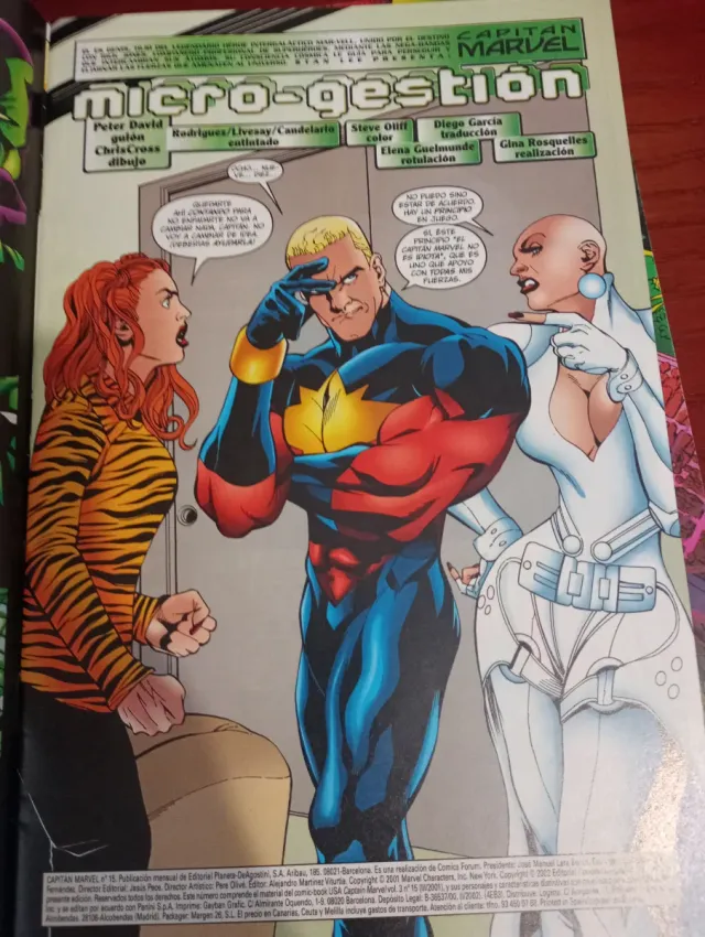 3 comics capitan Marvel