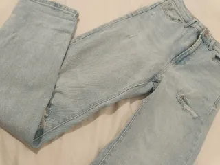 Pantalón vaquero mujer azul claro