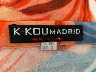 Camisa K-Kou Talla 38 Estampado Floral
