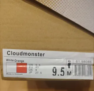 Zapatillas On Running Cloudmonster Talla 43