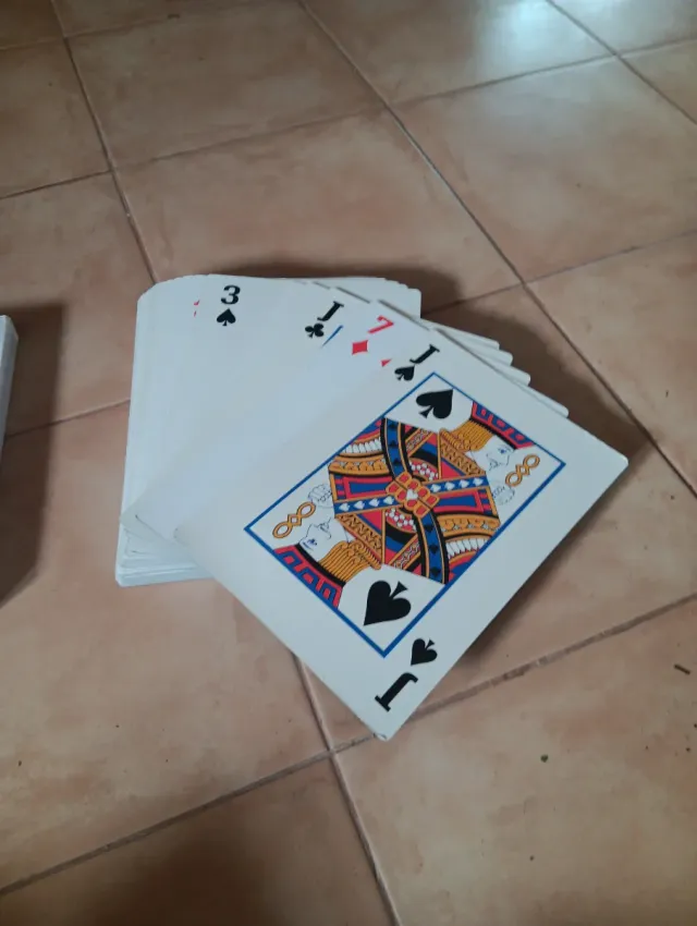 Barajas de cartas XXL extra jumbo