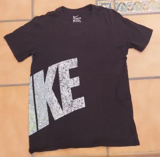 NIKE Camiseta Negra Talla S