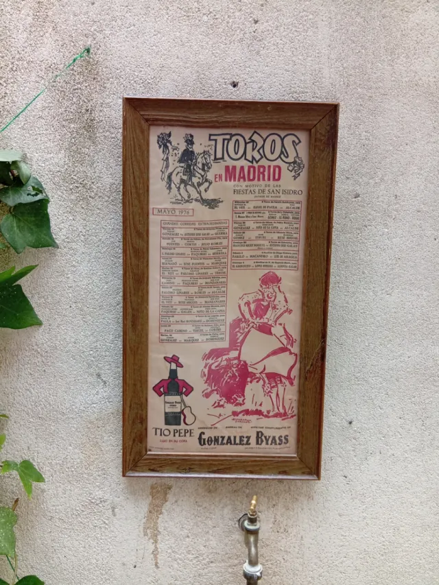 Cartel Toros Madrid Mayo 1976 San Isidro
