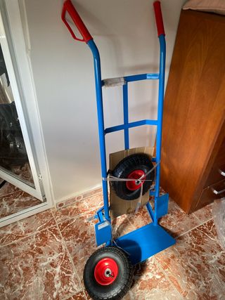 Carretilla de mano azul NUEVA