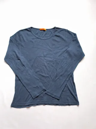 Camiseta manga larga azul