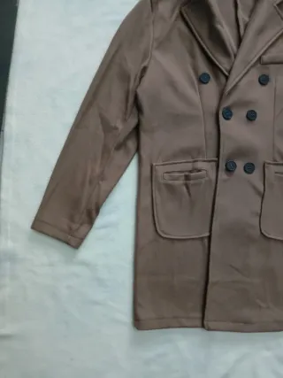 Cappotto doppiopetto marrone taglia M