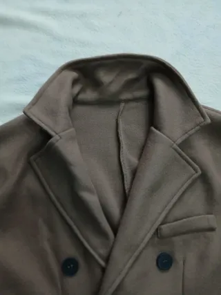 Cappotto doppiopetto marrone taglia M