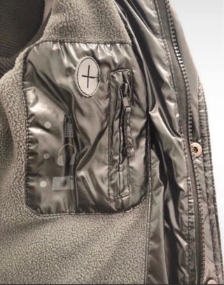 Chaleco negro acolchado