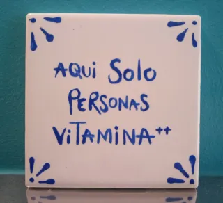 Azulejo pintado a mano Life is more delicious at s