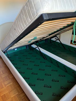 2 Letti Singoli Flou con Cassetto