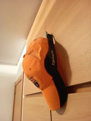 Gorra FCB Barcelona Naranja y Negra