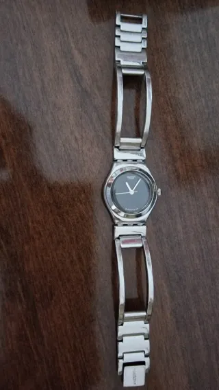 Orologio Swatch donna nero/argento