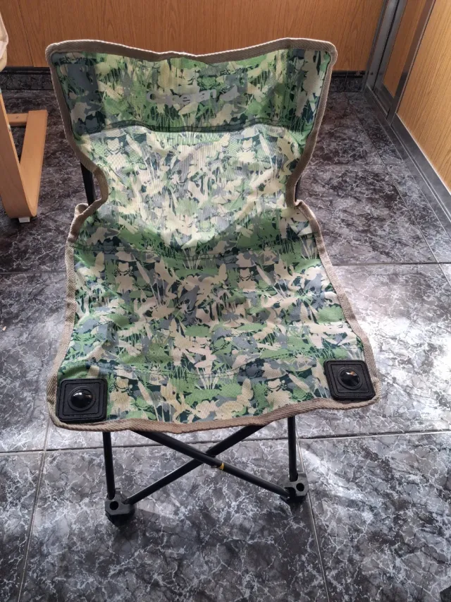 Silla plegable camuflaje