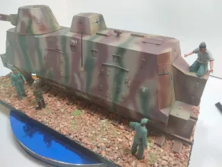 Maqueta Vagón Blindado Alemán