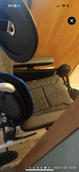 silla de ruedas basculante