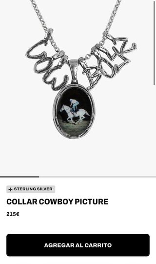 Collar TwoJeys Plata Cowboy Picture