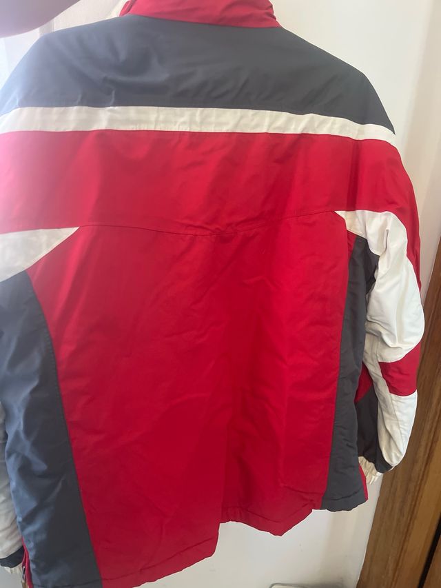 Anorak Forecast Hombre Nieve Rojo Blanco