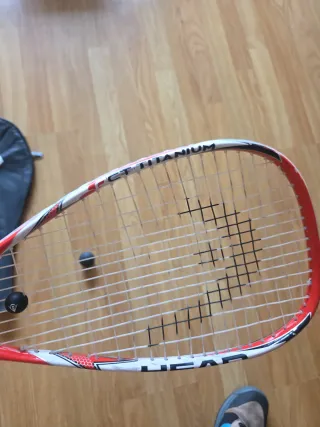 Raqueta Squash Head CT Titanium + Pelota