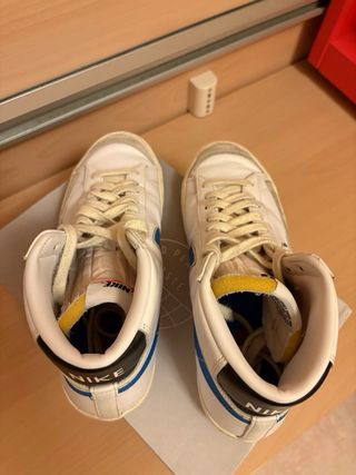 Nike Blazer Mid Uomo Blu Bianco