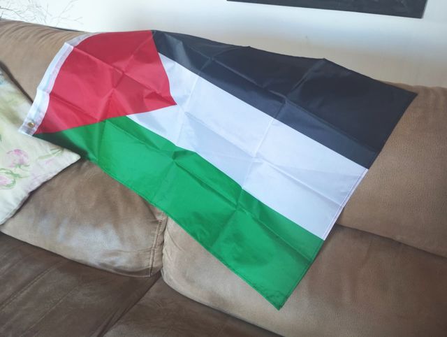 Bandera de Palestina 90x60 cm. Perfecta